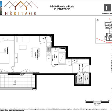 Appartement 2 pièces 221500 €