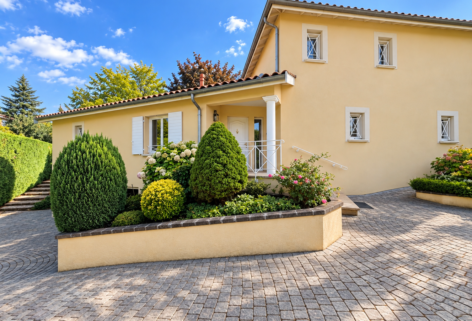 VENTE 69380 CHASSELAY MAISON T6  de 191 m2 sur 1155 m2 de terrain clos et arboré au coeur du village. — photo 1