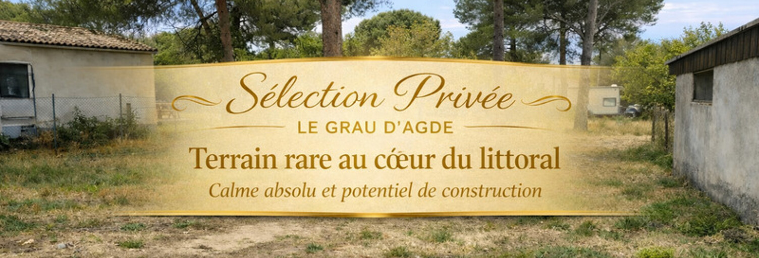Terrain  500 m² à vendre à Agde (34300)