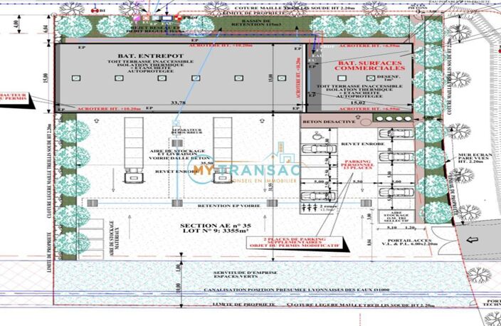 Bondoufle A VENDRE 965m² bâtiment indépendant sur un terrain de 3350m² — photo 3