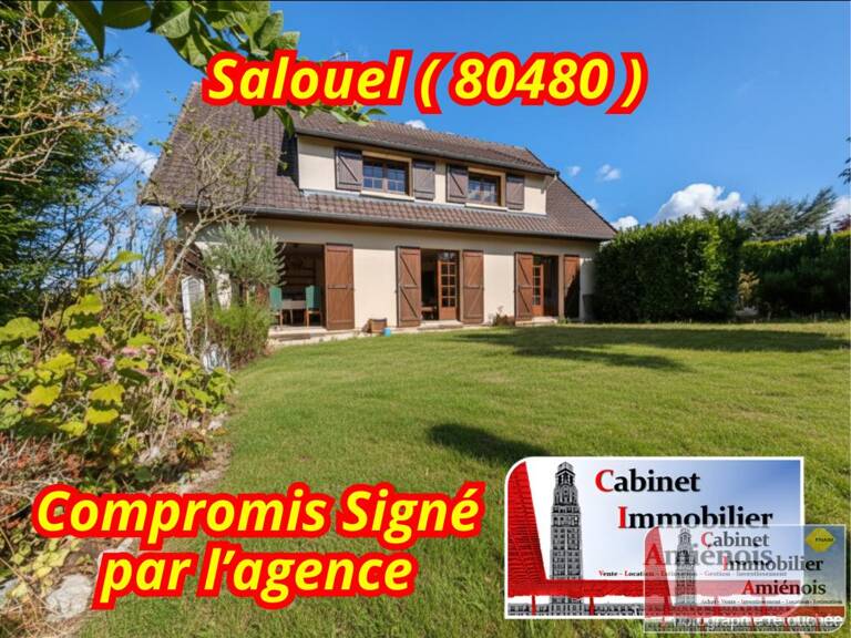 SALOUEL : Pavillon - 7 pièces - 154 m2 - Sous sol - jardin — photo 1