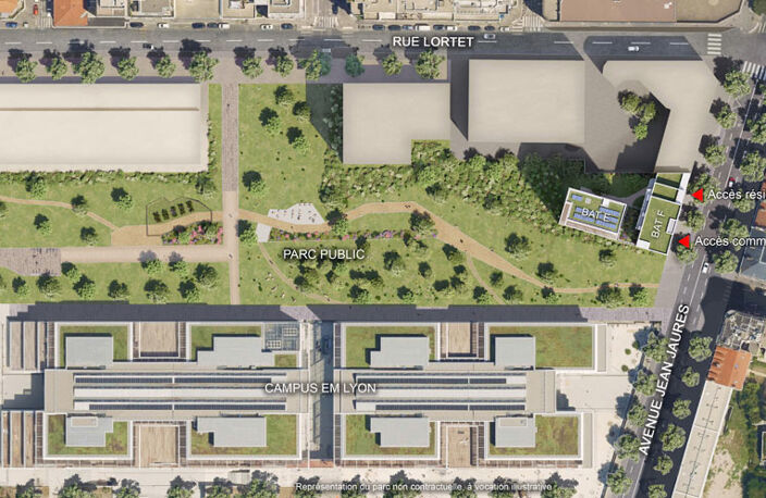 Nouveau programme neuf Côté Parc à Lyon 7 au pied de l’EM LYON — photo 5