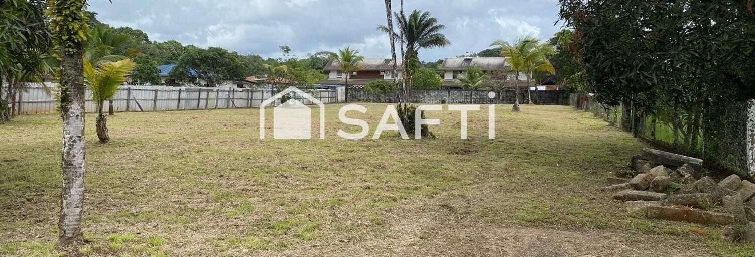 Terrain  1117 m² à vendre à Montsinéry-Tonnegrande (97356)