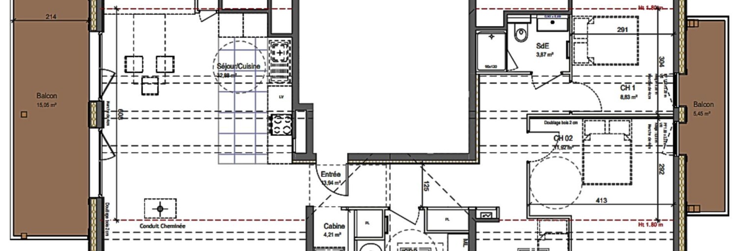Appartement 3 Pièces 82 m² à vendre à Montriond (74110)