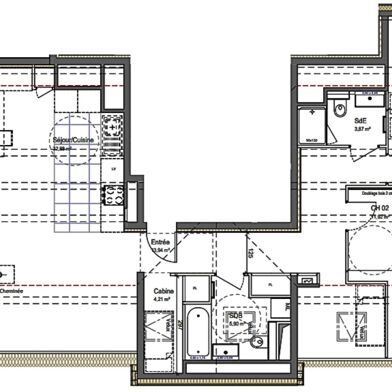 Appartement 3 pièces 969000 €