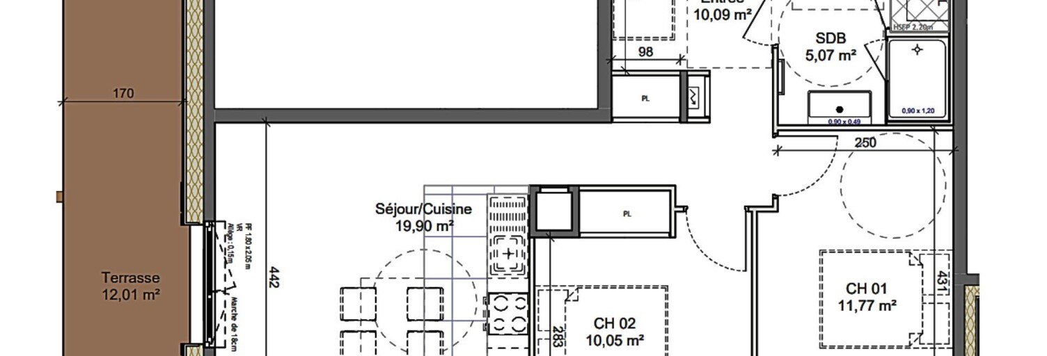 Appartement 3 Pièces 58 m² à vendre à Montriond (74110)