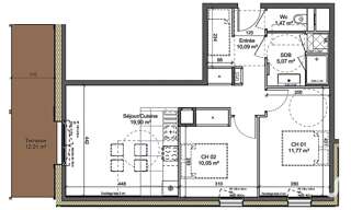 Appartement 3 Pièces 58 m² à vendre à Montriond (74110)