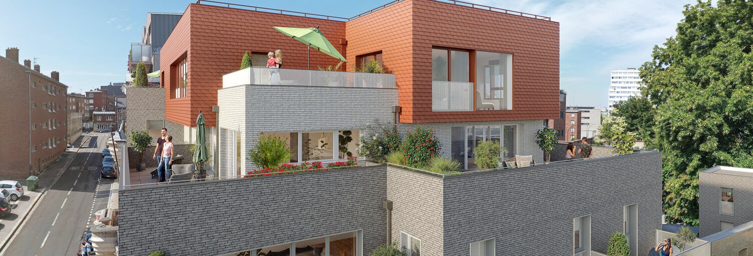 Appartement neuf T1, T2, T3, T4, T5 Pièce 27 à 129 m² à vendre à Amiens (80000)