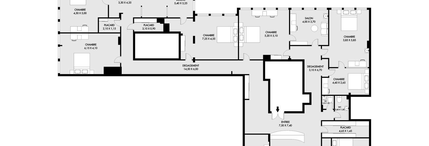 Appartement 12 Pièces 371 m² à vendre à Asnières-sur-Seine (92600)