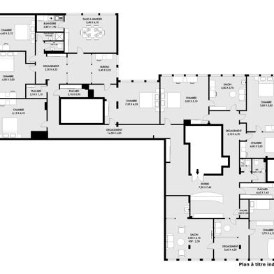 Appartement 12 pièces 1626000 €