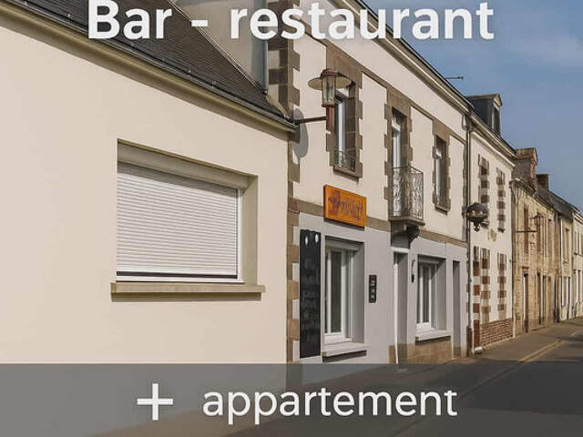 À vendre – Murs commerciaux libres - Bar Restaurant - avec appartement de fonction – secteur Redon (10 min) — photo du bien