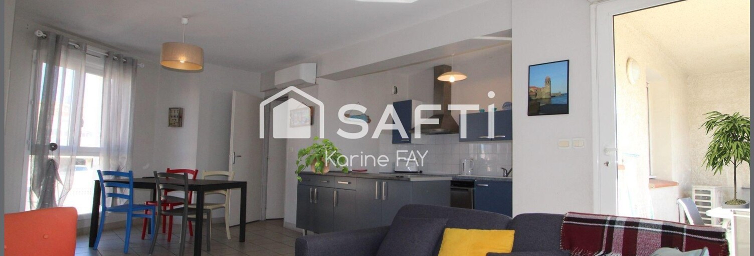 Appartement 3 Pièces 63 m² à vendre à Canet-en-Roussillon (66140)
