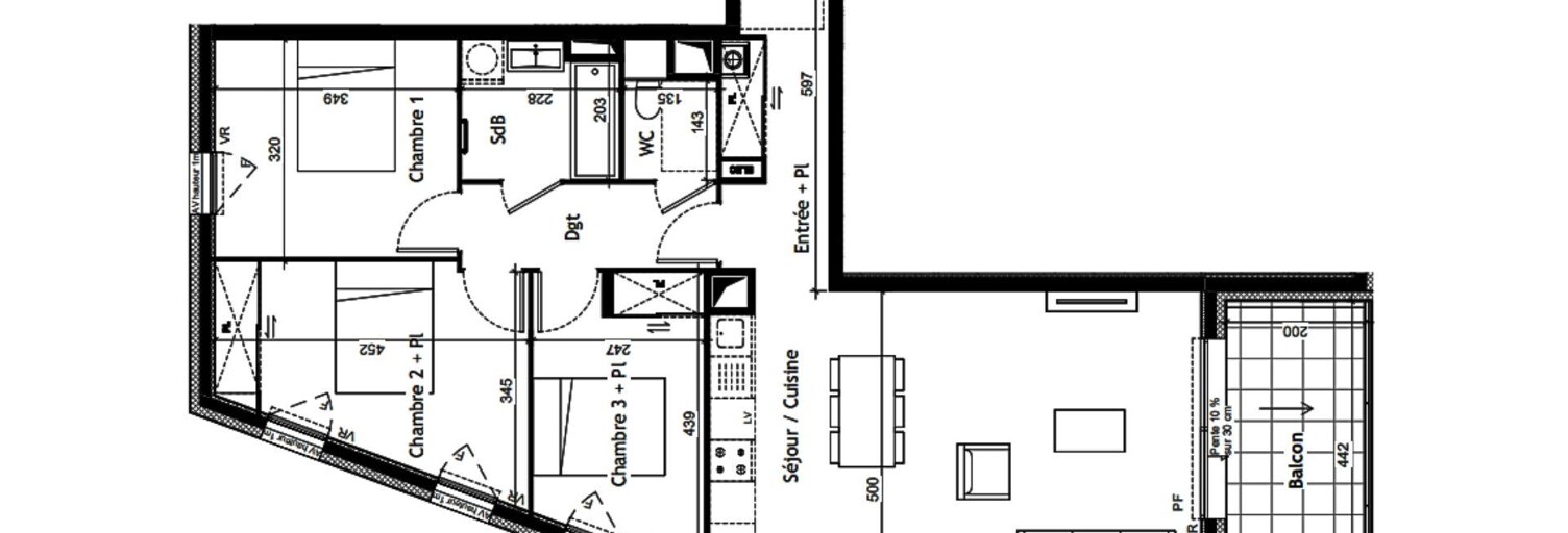 Appartement 4 Pièces 86 m² à vendre à Sciez (74140)
