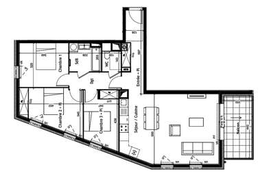 Appartement 4 pièces 367500 €