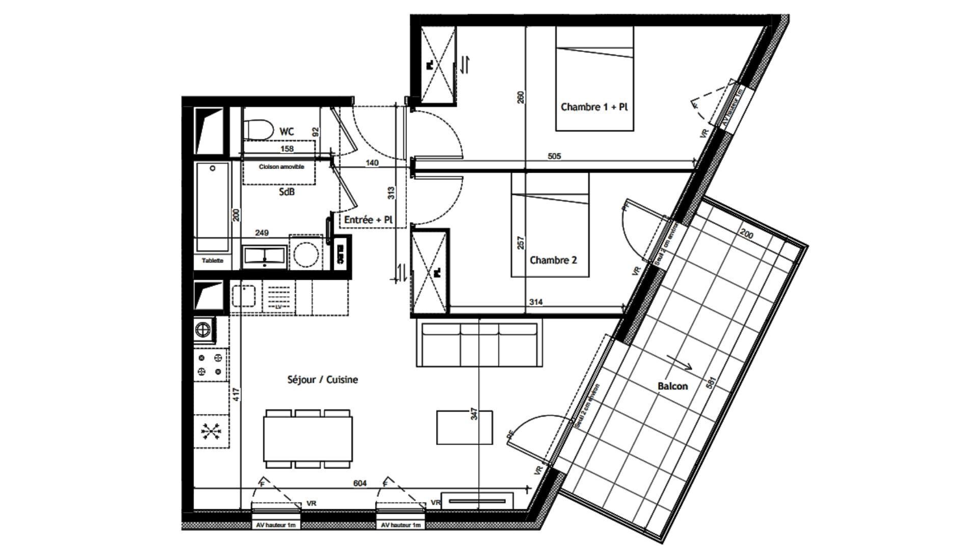 Vente Appartement 3 pièces - Photo 5