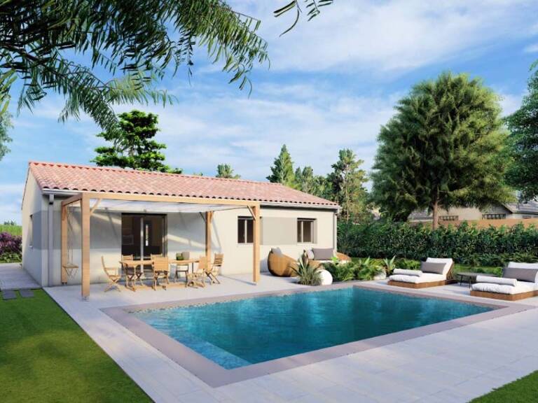Maison à construire à Saint-Martin-d'Oney (40090) — photo 1