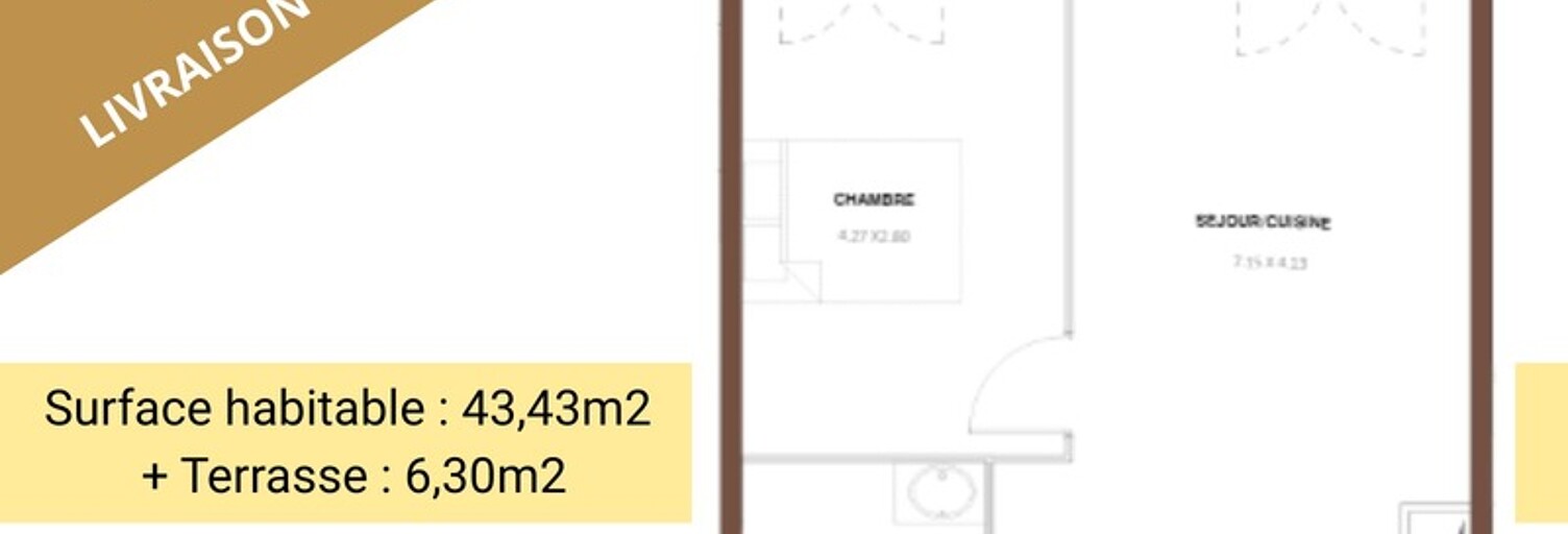 Appartement 2 Pièces 43 m² à vendre à Bezons (95870)