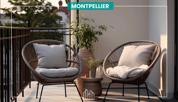Appartement 3 pièces  à vendre Montpellier 34070