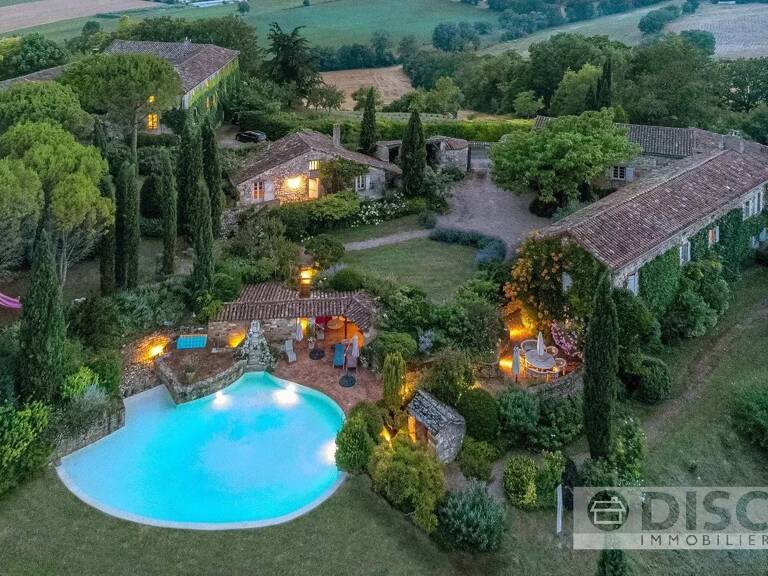 Domaine d’exception avec maison principale, maison d’amis et vues imprenables sur Cordes-sur-Ciel — photo 1