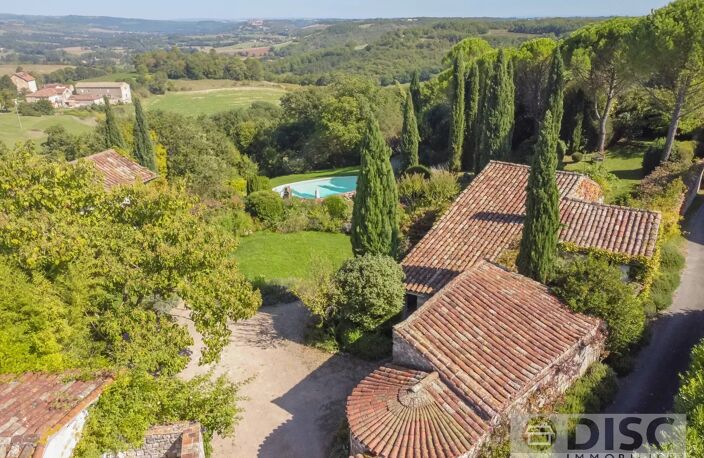 Domaine d’exception avec maison principale, maison d’amis et vues imprenables sur Cordes-sur-Ciel — photo 2