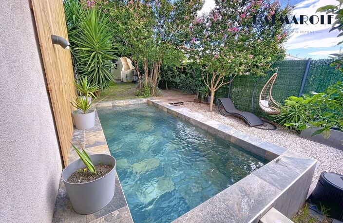 PERPIGNAN PROCHE CENTRE  MAISON DE VILLE AVEC TERRASSE, JARDIN ET PISCINE — photo 4