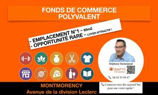 Commerce 2 Pièces 65 m² à vendre à Montmorency (95160)