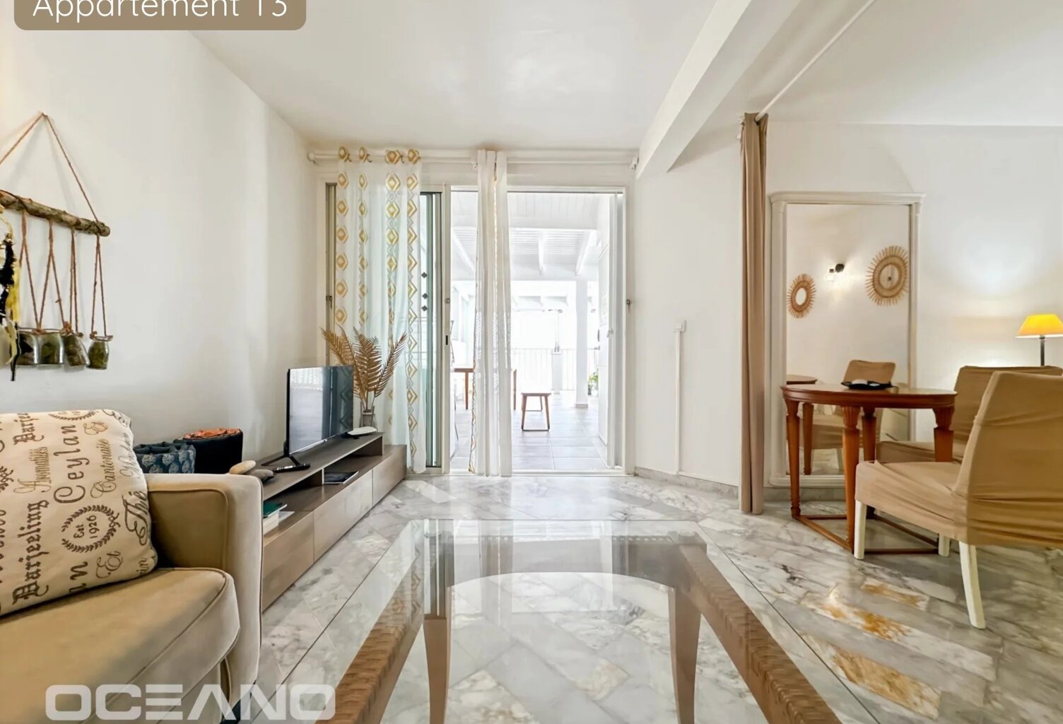 Ensemble de 2 appartements (T3 & T2)  avec terrasses  - charme et rentabilité — photo 1