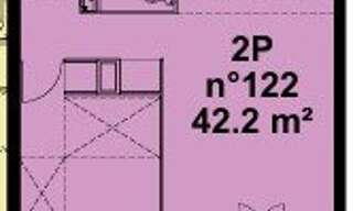 Appartement 2 Pièces 42 m² à vendre à Bondoufle (91070)