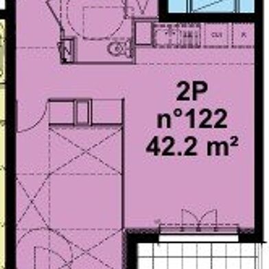 Appartement 2 pièces 195840 €