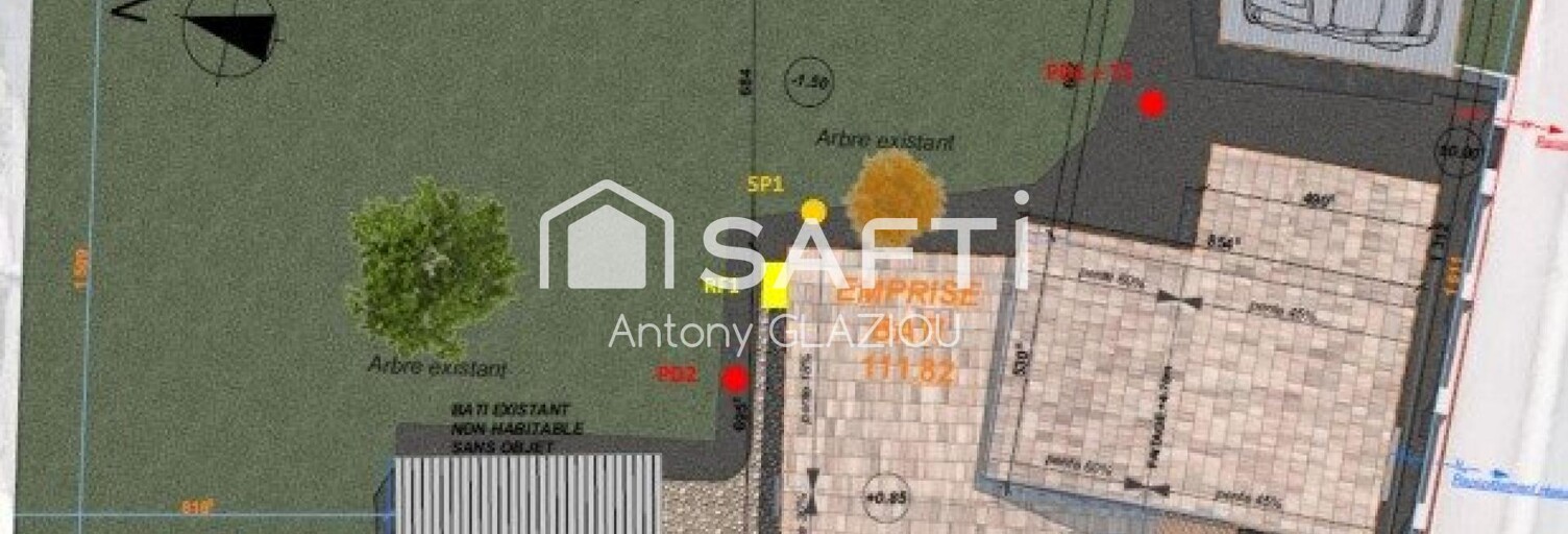 Terrain  460 m² à vendre à Bruges (33520)