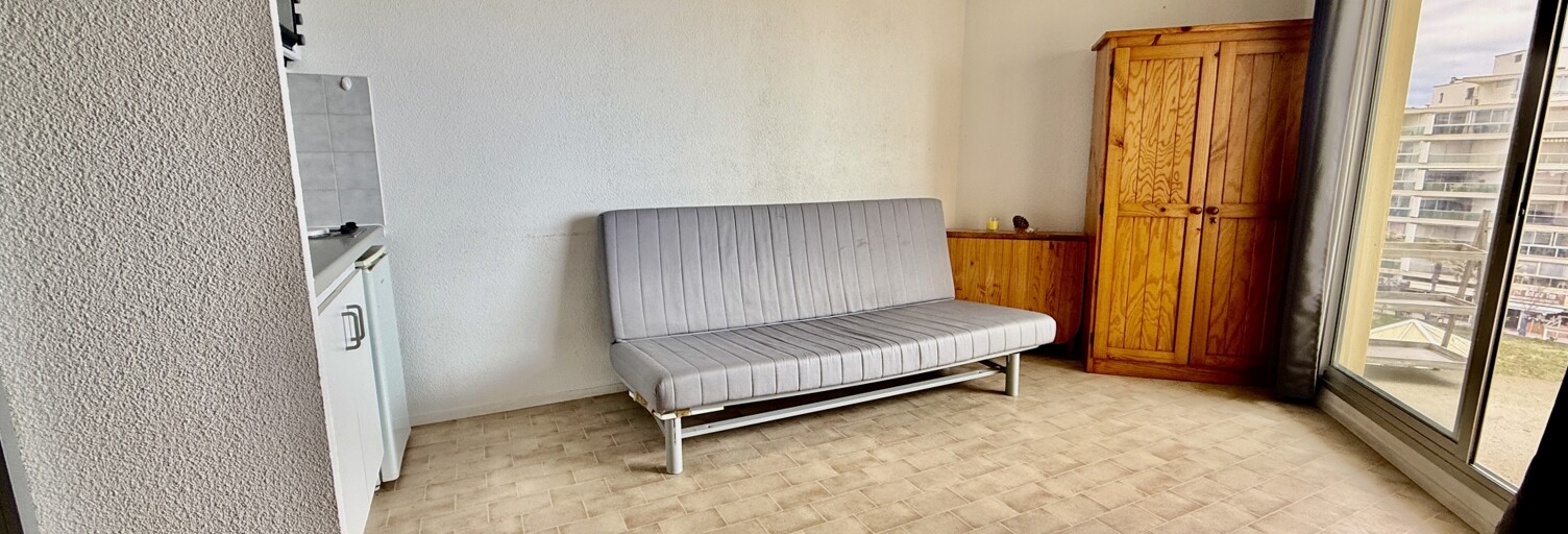 Appartement 2 Pièces 25 m² à vendre à Canet-en-Roussillon (66140)