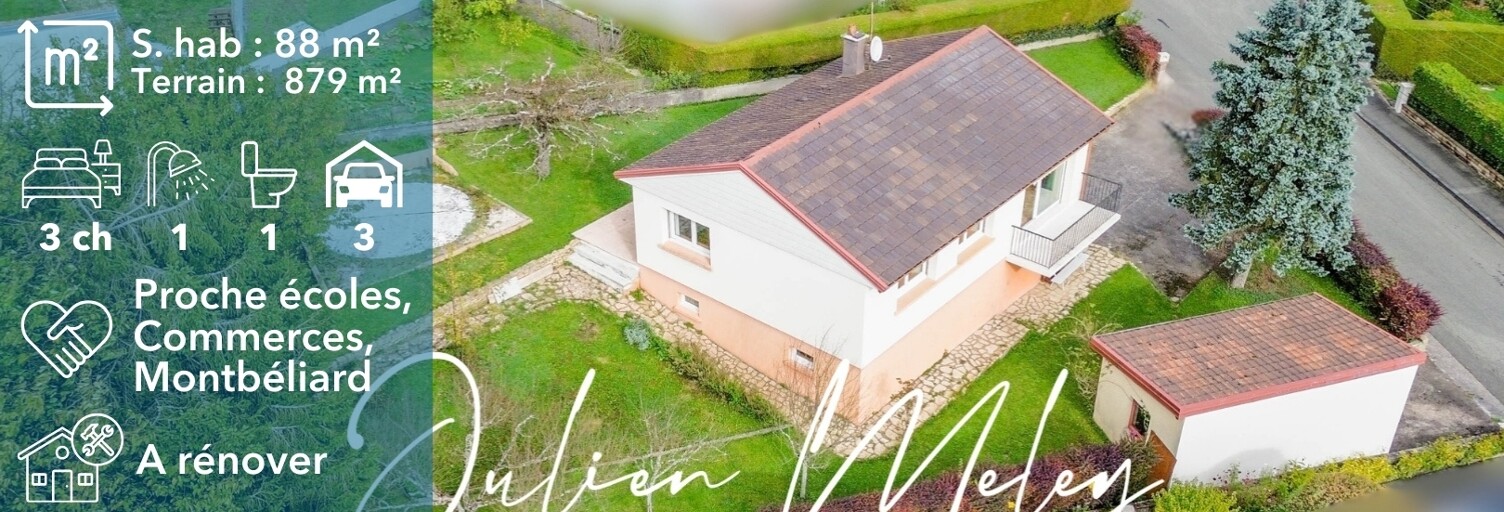 Maison 5 Pièces 88 m² à vendre à Bavans (25550)