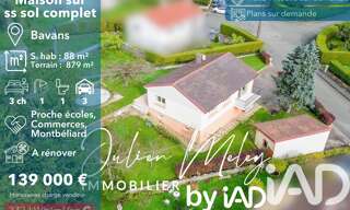 Maison 5 Pièces 88 m² à vendre à Bavans (25550)