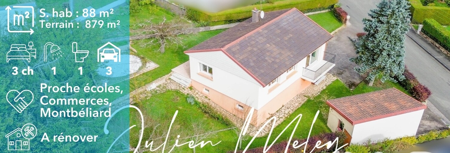 Maison 5 Pièces 88 m² à vendre à Bavans (25550)