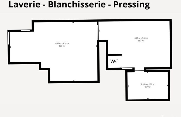 Vente Boutique/Local commercial 50 m&sup2; — photo 2