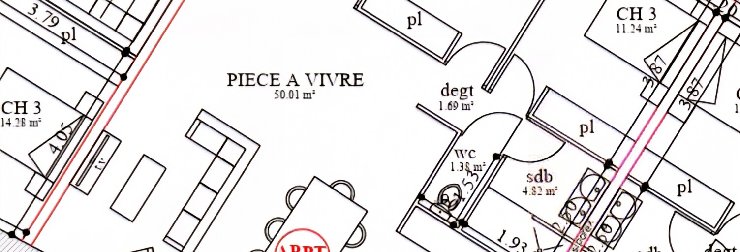 Appartement 4 Pièces 90 m² à vendre à Nîmes (30900)