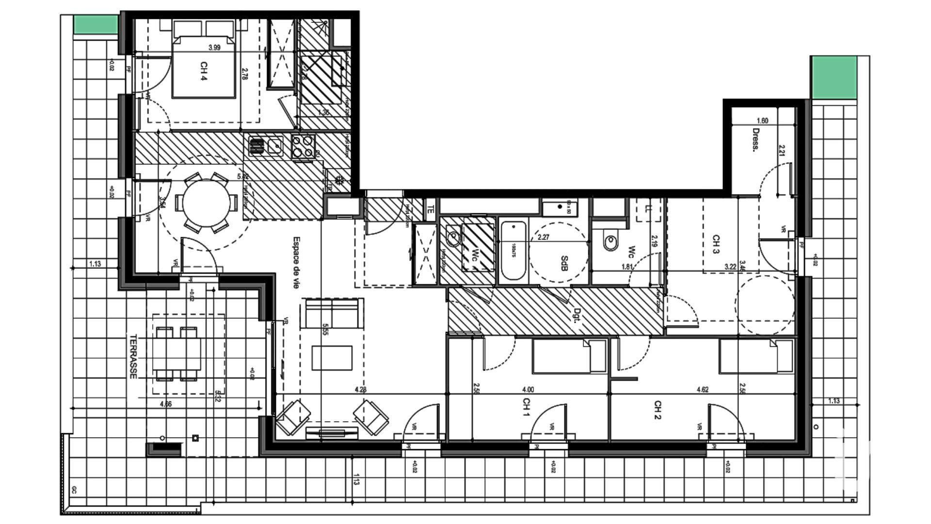 Ville-La-Grand - 108m² - 5p. - 4ch.