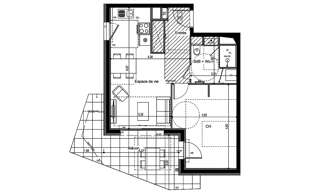 Appartement 2 Pièces 46 m² à vendre à Ville-la-Grand (74100)