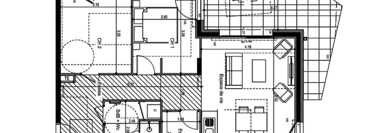 Appartement 3 Pièces 67 m² à vendre à Ville-la-Grand (74100)