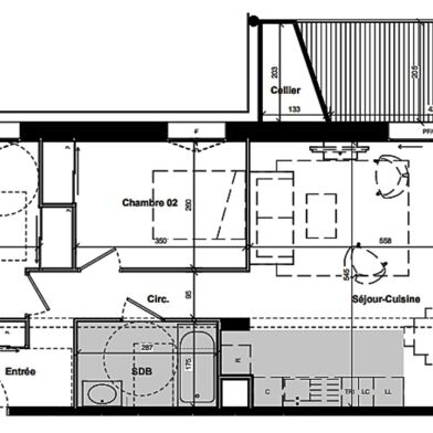 Appartement 3 pièces 489000 €