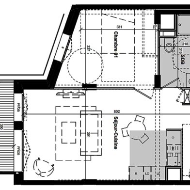Appartement 2 pièces 371000 €