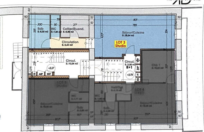 Appartement A RENOVER 50m² à VALS LES BAINS — photo 3
