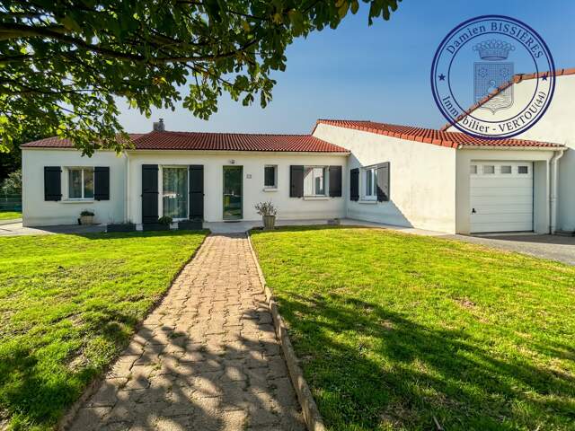 Maison à vendre, plain-pied, Haute-Goulaine, proche du bourg, 4 chambres, dépendance 20m2 — photo du bien