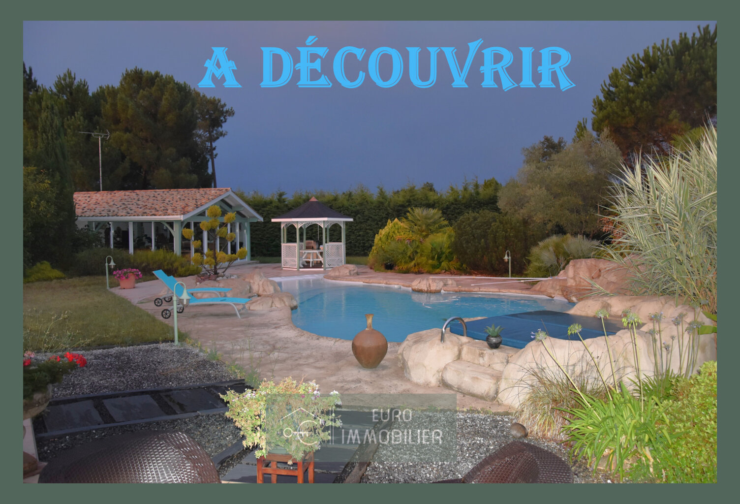 Maison contemporaine de type villa Provençale -Langon - GIRO — photo 1