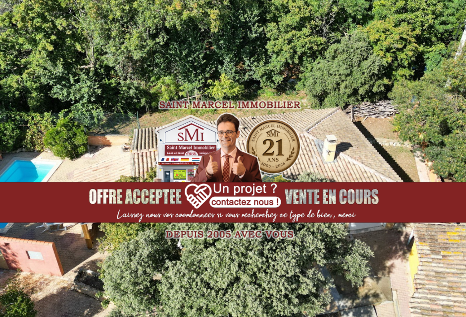 Environnement TOP au milieux des arbres VILLA de 97m2 4 face — photo 1