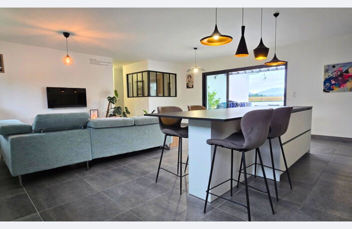 Superbe contemporaine 2022 de plain pied vue Pyrénées — photo 2