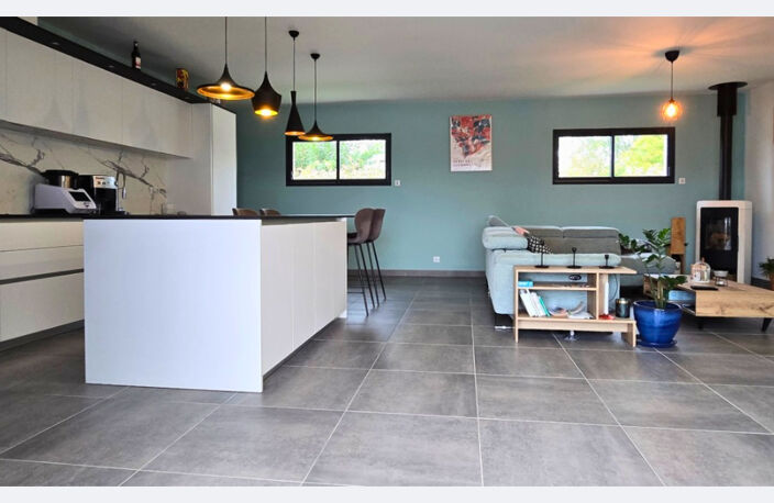 Superbe contemporaine 2022 de plain pied vue Pyrénées — photo 3