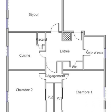 Appartement 3 pièces 165000 €