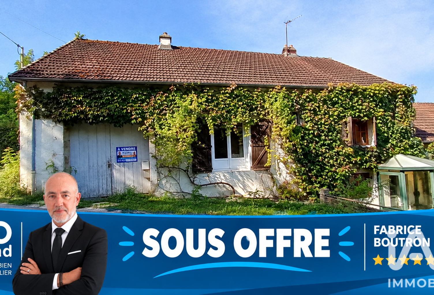 Vente Maison de campagne 3 pièces — photo 1