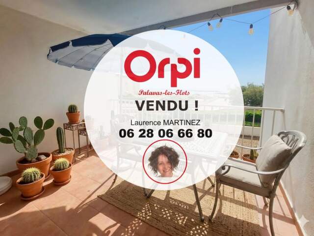 🏖️ À Vendre - Appartement première ligne T2 Cabine avec Terrasse Vue Mer – Palavas-les-Flots, Rive Droite — photo du bien